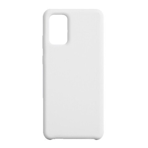 Силиконовый чехол Silicone Cover для Samsung Galaxy S20 Plus (Белый)