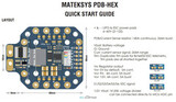 Плата распределения питания Matek 140A 5V/9V/12V PDB-HEX 2-12S (x6 ESC)