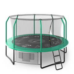 Батут UNIX Line SUPREME GAME 12 ft (green)