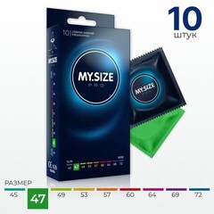 Презервативы MY.SIZE Pro 47 классические, 10 шт.