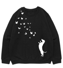 Свитшот "Такса и бабочки"