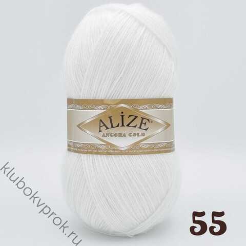 ALIZE ANGORA GOLD 55, Белый