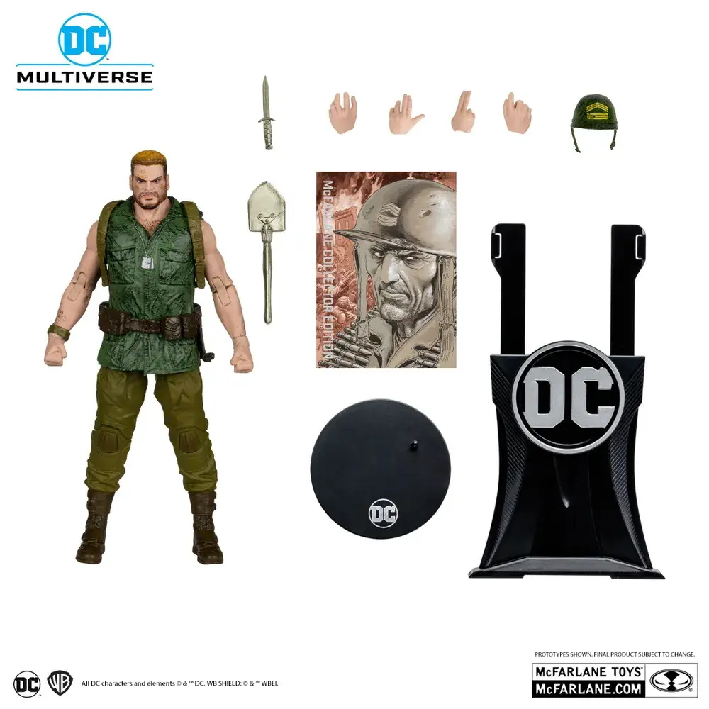 DC Мультивселенная фигурка Сержант Рок Collectors Edition