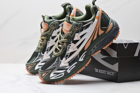 Off White Be Right Back 'Military Green Peach' 