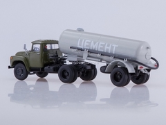 ZIL-130V1 with semitrailer TC-4 khaki-gray 1:43 AutoHistory