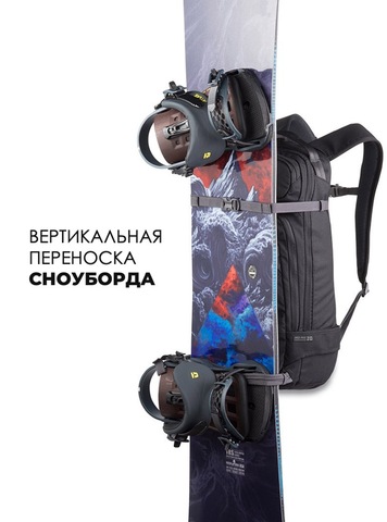 Картинка рюкзак горнолыжный Dakine heli pro 20l Black Vintage Camo - 5