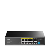 Cudy - Коммутатор с 8 портами 100 Мбит/с (PoE+) и 2 гигабитными портами FS1010PG