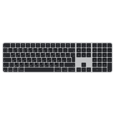 Клавиатура Apple Magic Keyboard с Touch ID и Numeric Keypad для Mac silicon (USB-C) Russian черные