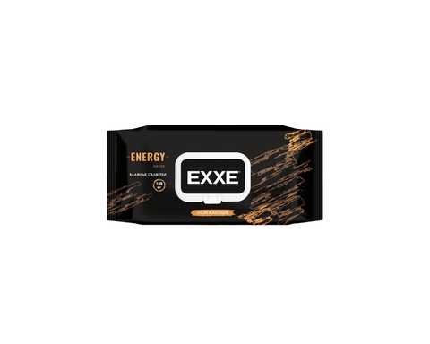 EXXE Men Влажные салфетки, 100 штук (муж парфюм. аромат)