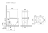 Ceramica Nova CN4001T-BMB CN4001T-BMB Напольная пристенная чаша унитаза METROPOL, смыв Торнадо, с сиденьем микролифт, цвет чер