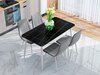 Стол Uni-Form-S2.2B SGrey/Black Matt Laurent 727*1300*700
