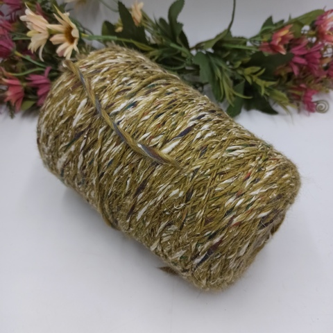 Твид Paella Pecci Filati 150м/100гр Оливка 19184