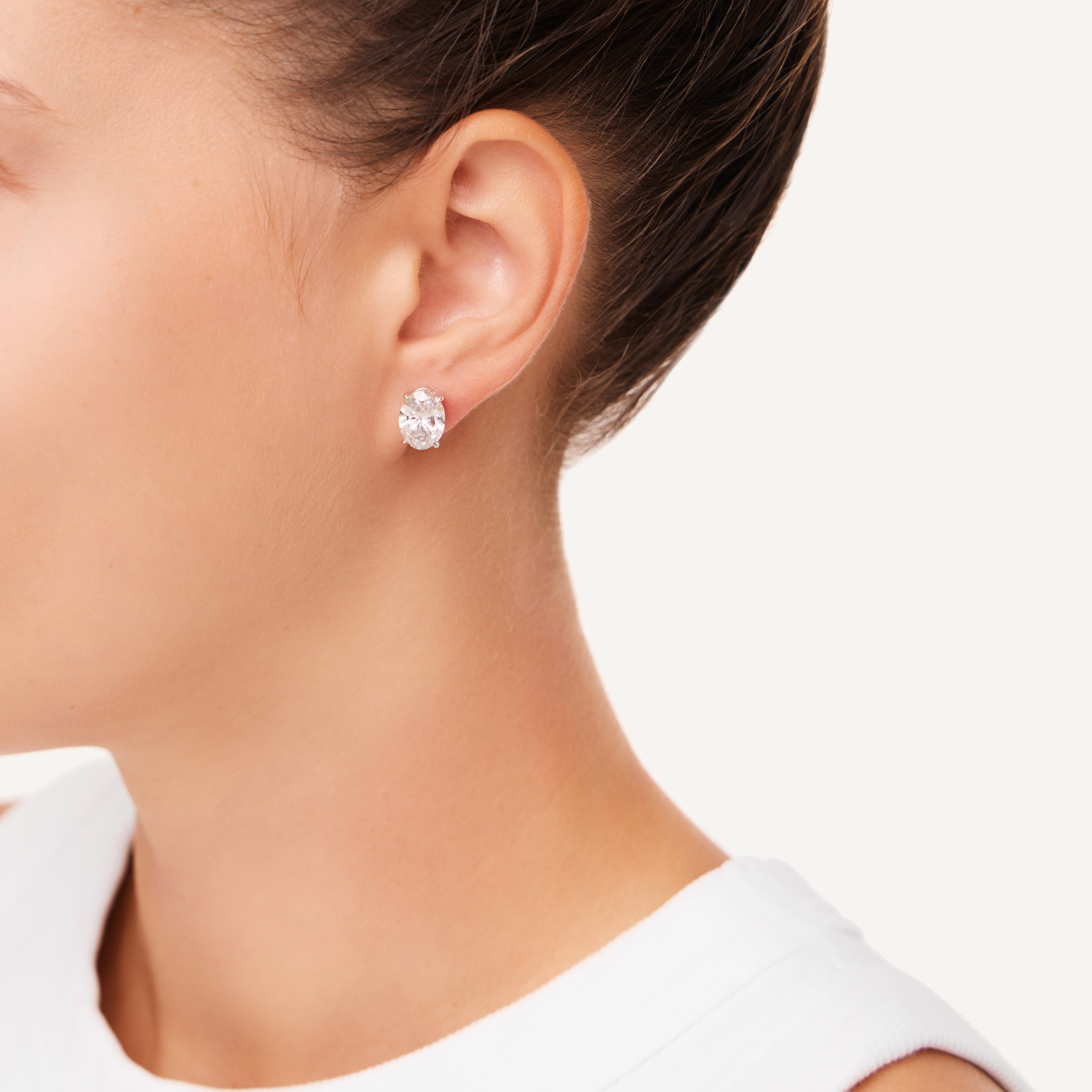 Серьги Cut Earrings Oval