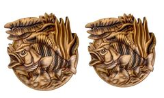 Силиконовый молд Рыба (медальон) № 0459