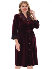 4006 Халат на пуговицах