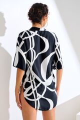 Блуза пляжная LISCA HONOLULU 049574 | Черный