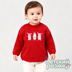 Свитшот (начес, мягкая нашивка)