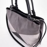 Сумка Саломея 1030 мульти итальянский серо-черный