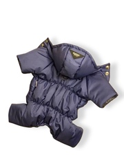 Зимний комбинезон для собак с капюшоном (мальчик)