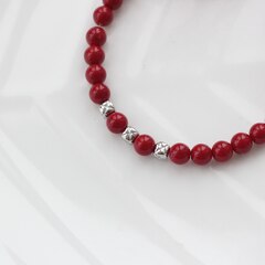 Бусина разделитель (спейсер), 4 мм, родий, 5 штук, Р091