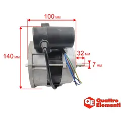 Двигатель эл. переменного тока QUATTRO ELEMENTI QE-22D 230Вт (243-905-101)