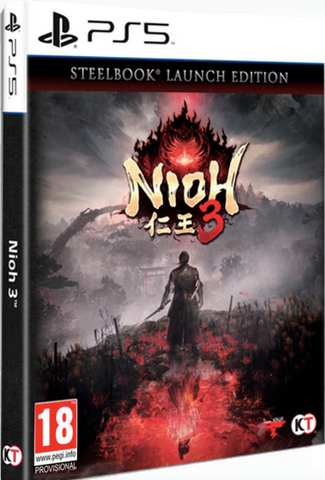Nioh 3 Steelbook Launch Edition (диск для PS5, интерфейс и субтитры на русском языке)