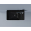 Ceramica Nova Element CN5045MB Умывальник подвесной прямоугольный (чаша слева, отверстие под смеситель справа), 39.5x22, цвет: чёрный