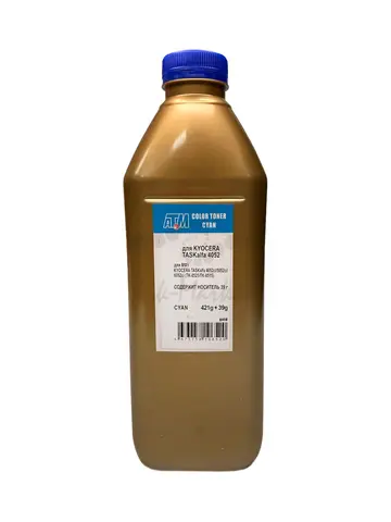 Тонер TOMOEGAWA TK-8525/8515 голубой для KYOCERA TASKalfa 4052ci, 5052ci, 6052ci - 421 гр тонер + 39 гр носитель.