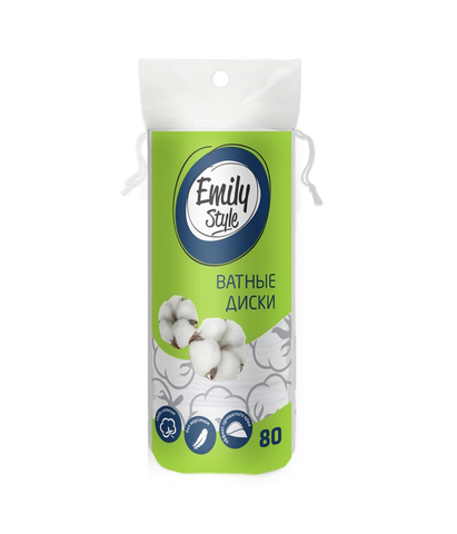 Emily style Ватные диски 80 штук