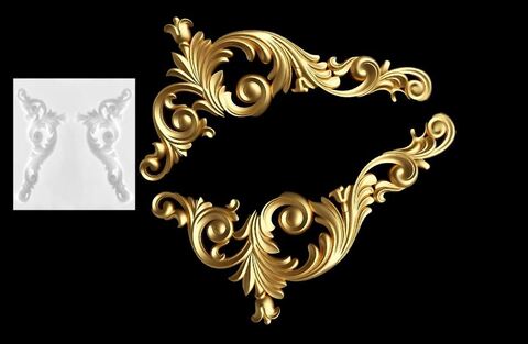 Силиконовый молд Вензель № 616