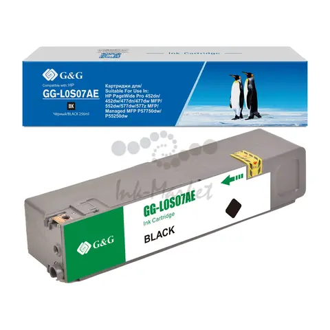 Картридж G&G 953XL повышенной емкости, для OJP 8710, 8720, 8730, 8210, черный (2000 стр.)