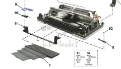 Canon - QM2-3347 - Paper Input Tray - Lower Front of Printer