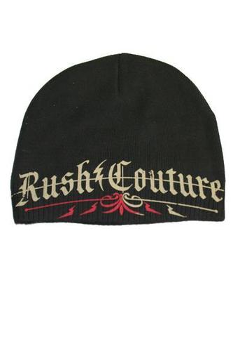 Rush Couture | Шапка мужская NATIVE PRIDE BEANIE Black RC221 сзади