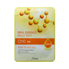 Тканевая маска с коэнзимом Q10 JLUNA Real Essence Mask Pack Q10