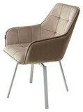 фото 7 Стул MAVERICK 360 град. поворот. BLUVEL-40 BEIGE/ белый каркас, М-City на profcook.ru