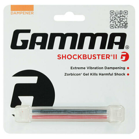 Виброгаситель теннисный Gamma Shockbuster II 1P - red/black