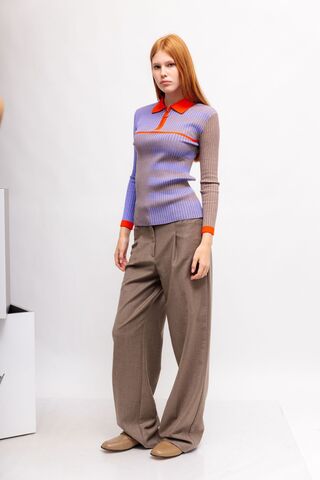 Beatrice b Поло трикотажное в стиле colour block
