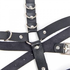 Гартеры кожаные на поясе Ohyeah