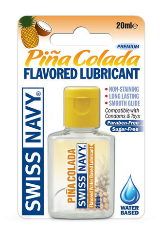 Любрикант SWISS NAVY с тропическим вкусом PINA COLADA, 20 мл