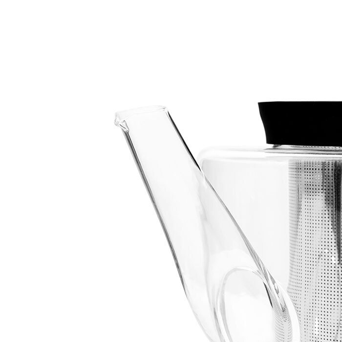 Чайник заварочный с ситечком Viva Scandinavia "Infusion" 1 л, серый