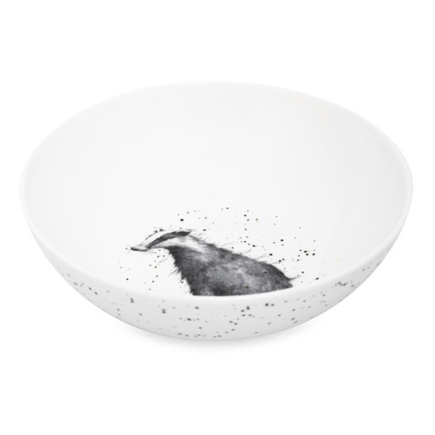 Тарелка для каши 15см Royal Worcester Забавная фауна Барсук