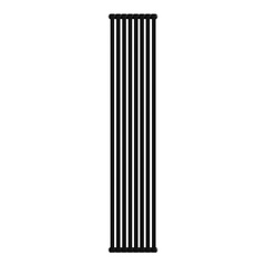 Royal Thermo Shift Q30 C2180 - 8 секций, радиатор трубчатый с боковым подключением (чёрный RAL9005m)