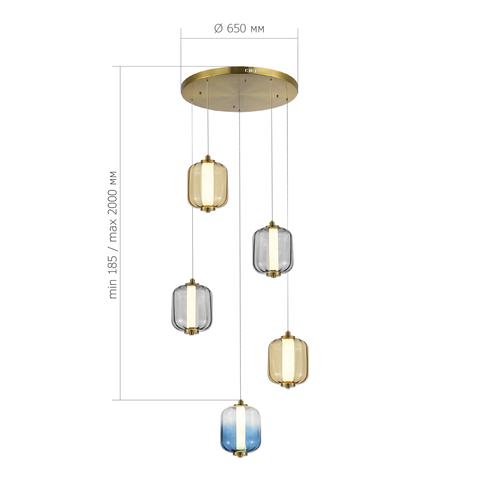 Светильник подвесной ST Luce Summer SL1193.303.05