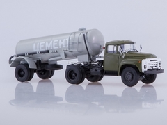 ZIL-130V1 with semitrailer TC-4 khaki-gray 1:43 AutoHistory