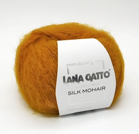 Пряжа Lana Gatto Silk Mohair 14524 апельсин
