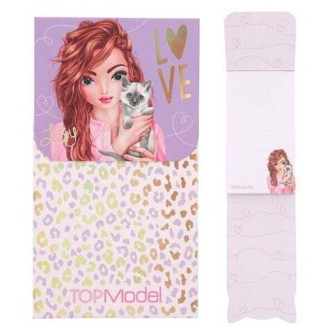 TOPModel Pad With Magnet Closure CAT purple