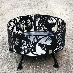 Костровая чаша Искры Костра Волк