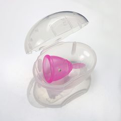 Menstrual cup and penal PP pink