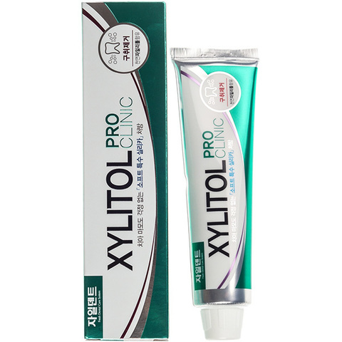 Mukunghwa Xylitol Pro Clinic Herb Fragrant-Green Color зубная паста с лекарственными травами (зеленая)