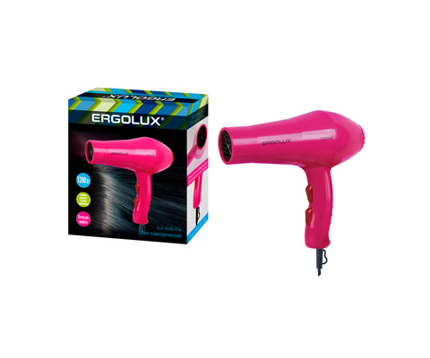 Фен Ergolux ELX-HD06-C14 розовый